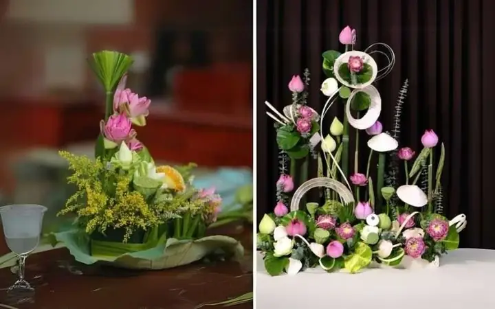 Cách Cắm Hoa Sen Hồng Nhân Dịp Ngày Rằm Lễ