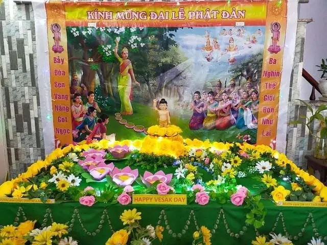 Gợi Ý Cách Trang Trí Lễ Đài Phật Đản Tại Nhà Đơn Giản