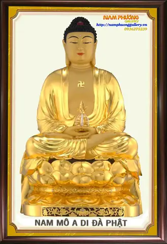 Tranh Vẽ Phật A Di Đà - Ý Nghĩa Và Cách Treo Tranh - Tranh Sơn ...