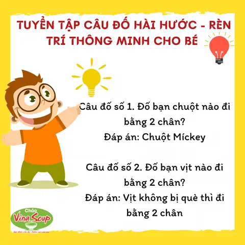 Câu Hỏi Vui Cho Bé - Những Câu Đố Thú Vị Và Hấp Dẫn