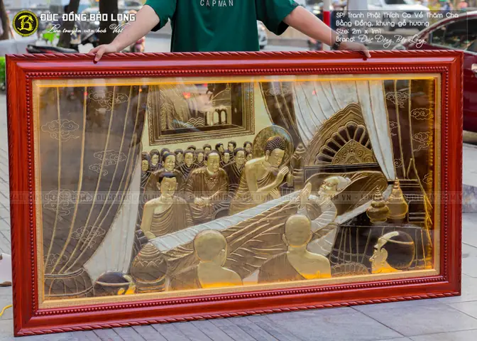 Ưu Điểm Của Tranh Phật Thích Ca Về Thăm Cha Bằng Đồng 2m X 1m1