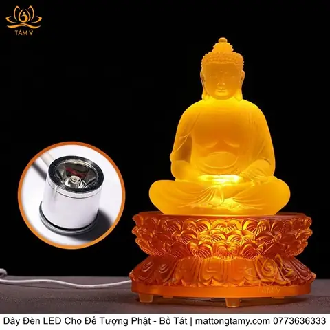 Chân Đế Tượng Phật Bằng Đèn Led