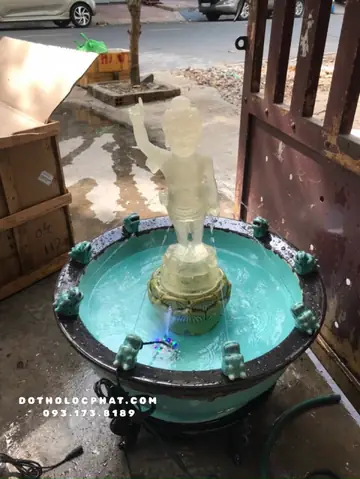 Chậu Tắm Tượng Phật Đản Sanh Bằng Gốm Đài Loan Cao Cấp