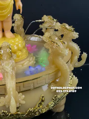 Chậu Phật Đản Sanh Bằng Đá Thạch Anh Cao Cấp