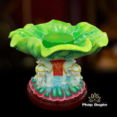 Alternative View Of Chậu Tắm Phật Liên Hoa Tứ Tượng, Chất Liệu Composite (giá Chưa Bao Gồm Tượng)