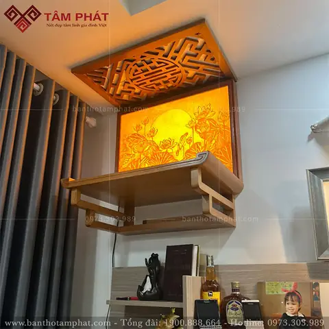 Một Số Chiều Cao Bàn Thờ Phật Chuẩn Phong Thủy Tốt