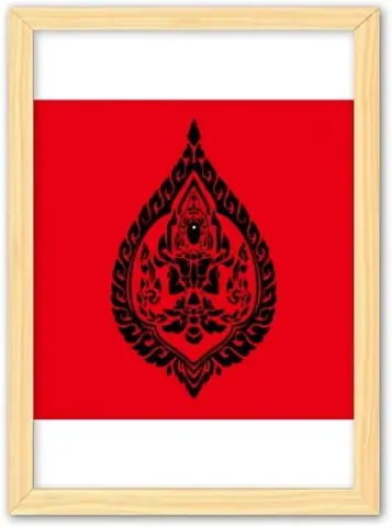 修行菩薩 Dekorative Holzmalerei Home Dekoration Bild Frame A4 ...