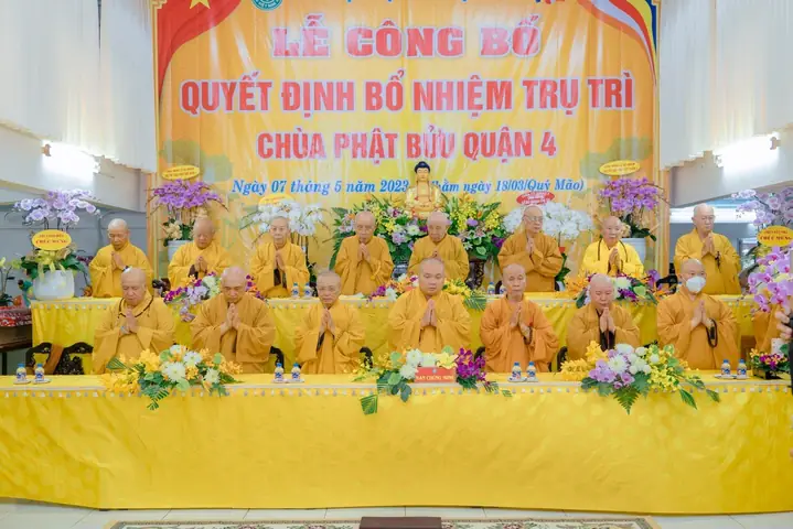 Tp.hcm: Lễ Trao Quyết Định Bổ Nhiệm Trụ Trì Chùa Phật Bửu (quận 4)