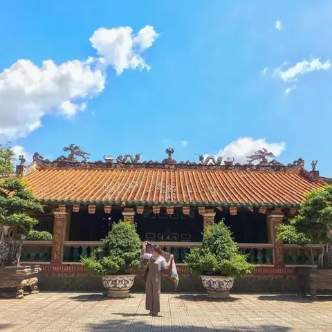 Kiến Trúc Đậm Màu Sắc Phật Giáo Của Chùa Hội Khánh Bình Dương