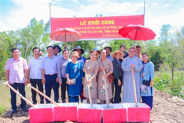 Bạc Liêu: Hội Từ Thiện Thiền Tôn Phật Quang Dự Lễ Động Thổ Cầu ...