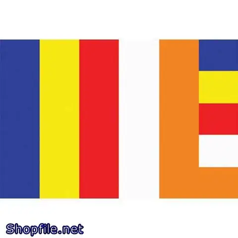 Hình Ảnh Cho Cờ Phật Giáo Vector: