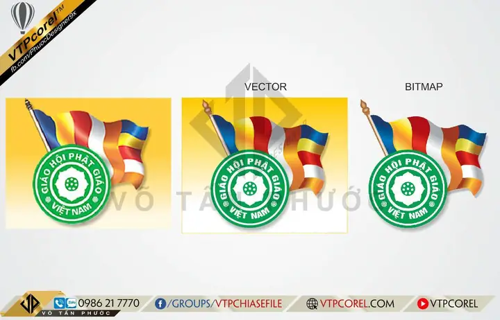 Cách Thiết Kế Bộ Cờ Phật Giáo Vector Đơn Giản Nhưng Không Kém Phần Ấn Tượng?