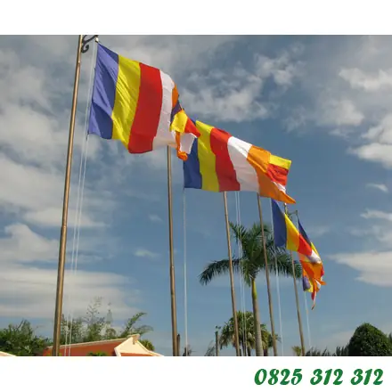 Hình Ảnh Cho Cờ Phật Giáo Vector: