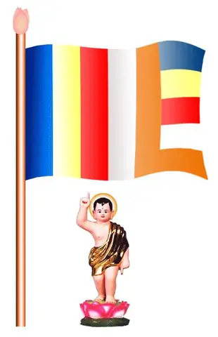 Hình Ảnh Cho Cờ Phật Giáo Vector: