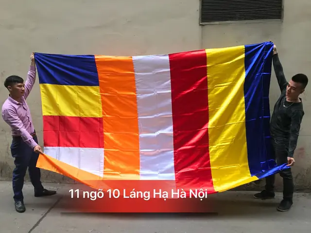 Hình Ảnh Cho Cờ Phật Giáo Vector: