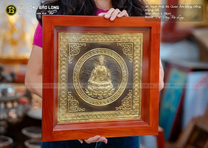Những Ưu Đãi Hấp Dẫn Khi Mua Tranh Phật Bà Quan Âm Bằng Đồng Khổ 38cm X 38cm