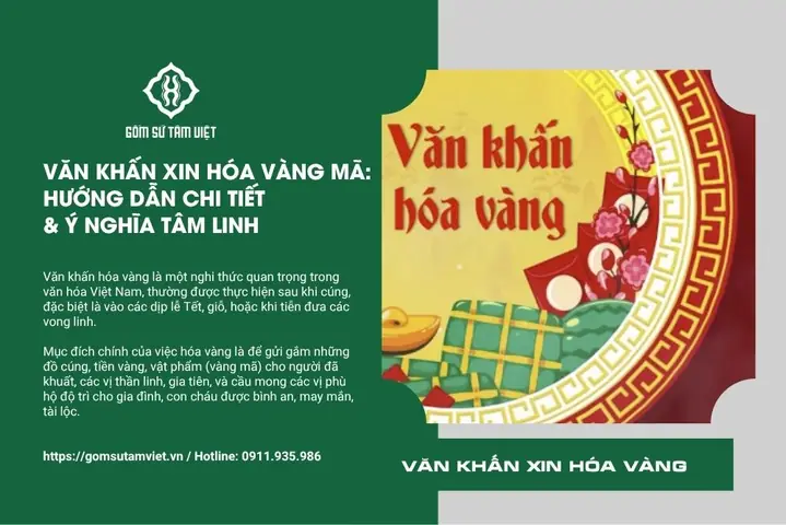 Văn Khấn Xin Hóa Vàng Mã: Nghi Thức, Bài Khấn Chuẩn Và Lưu Ý Tâm Linh Quan Trọng