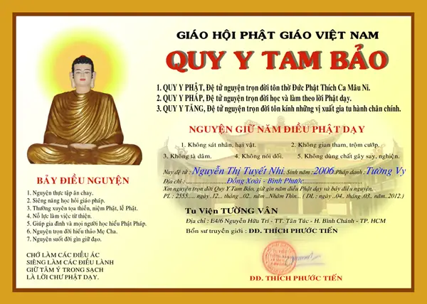 Giáo Trình Phật Học - 09. Quy Y Nương Tựa