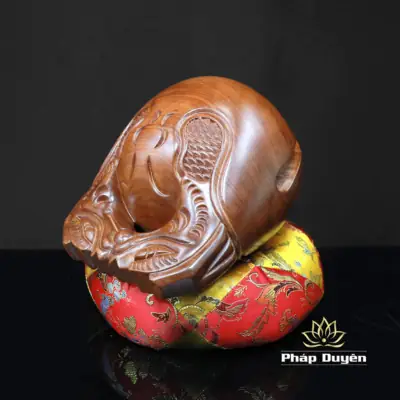 Alternative View Of Mõ Gỗ Tếch Nâu Nhạt Cao Cấp, Nhiều Kích Cỡ