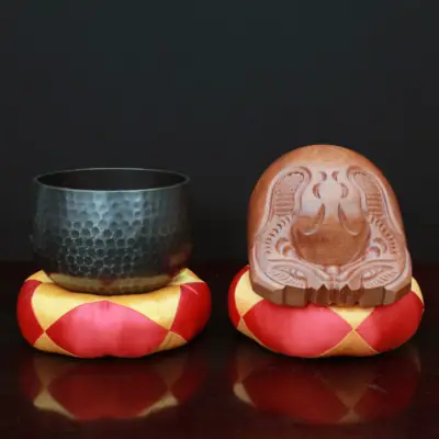 Bộ Chuông Mõ Tụng Kinh Tại Gia, Nhiều Kích Thước, Mã 011