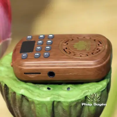 Alternative View Of Máy Nghe Pháp Loại Nhỏ, In Hoa Sen Có Nút Chọn Bài