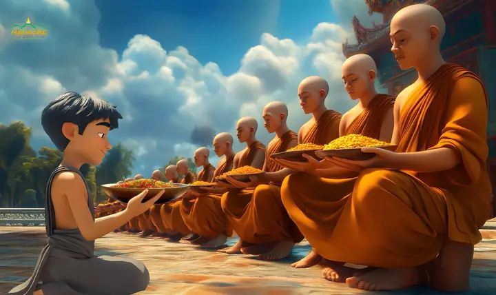 Anh Thanh Niên Nghèo Trở Lên Giàu Có Ngay Trong Một Ngày Nhờ Lòng Thành Cúng Dường