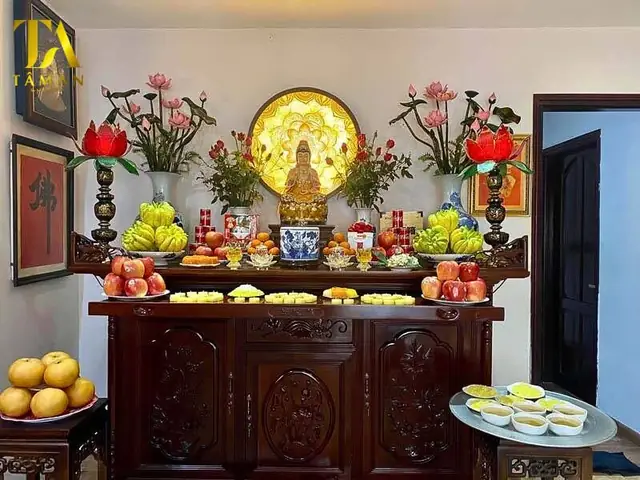 Văn Khấn Rằm Tháng Giêng Bàn Thờ Phật Chuẩn Nhất