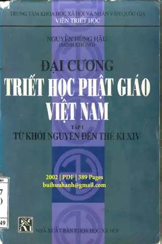 Đại Cương Triết Học Phật Giáo: Toàn Cảnh Tri Thức