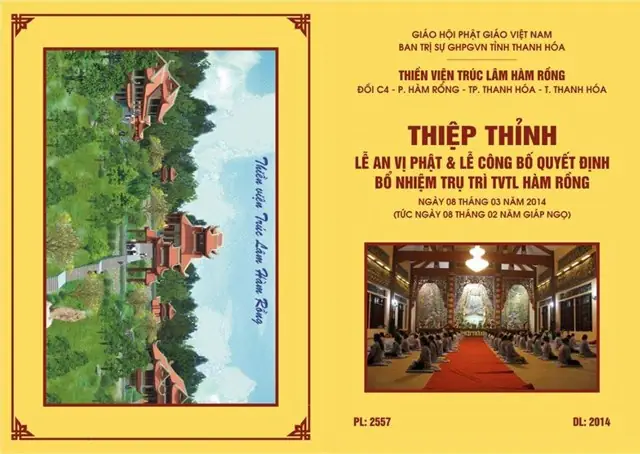 Dẫn Chương Trình Lễ An Vị Phật