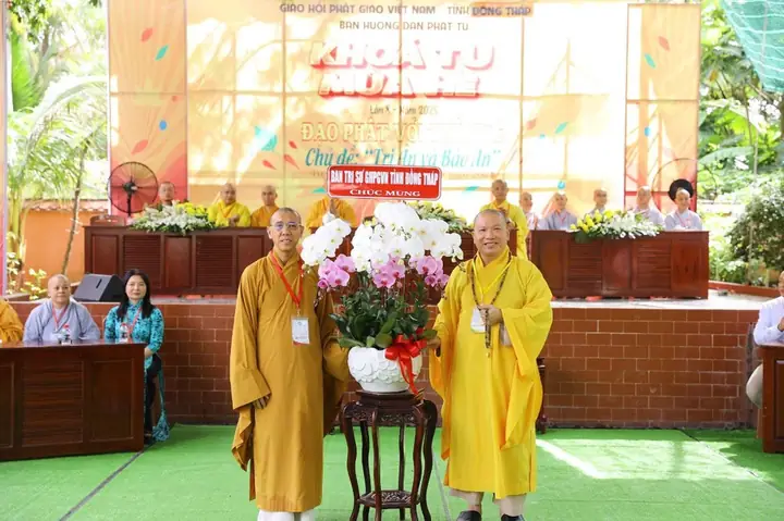 Lễ Khai Mạc Khoá Tu Mùa Hè Đạo Phật Và Tuổi Trẻ 2025 Do Ban Hướng Dẫn Phật Tử Tỉnh Tiền Giang (trước Đây) Tổ Chức