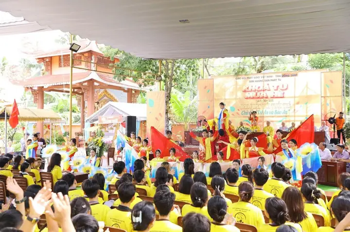Lễ Khai Mạc Khoá Tu Mùa Hè Đạo Phật Và Tuổi Trẻ 2025 Do Ban Hướng Dẫn Phật Tử Tỉnh Tiền Giang (trước Đây) Tổ Chức