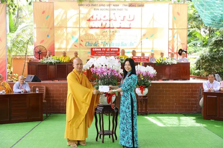 Lễ Khai Mạc Khoá Tu Mùa Hè Đạo Phật Và Tuổi Trẻ 2025 Do Ban Hướng Dẫn Phật Tử Tỉnh Tiền Giang (trước Đây) Tổ Chức