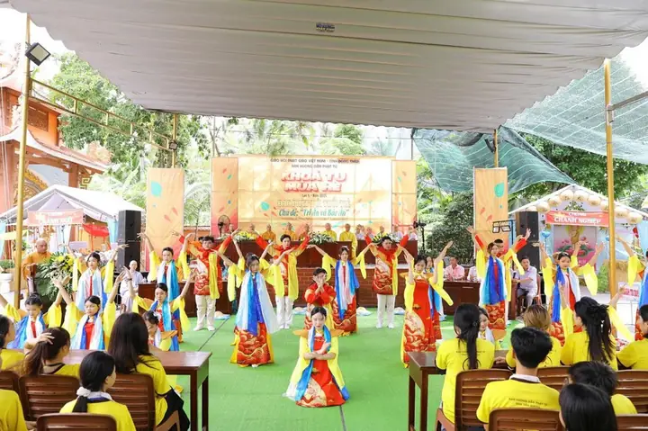 Lễ Khai Mạc Khoá Tu Mùa Hè Đạo Phật Và Tuổi Trẻ 2025 Do Ban Hướng Dẫn Phật Tử Tỉnh Tiền Giang (trước Đây) Tổ Chức