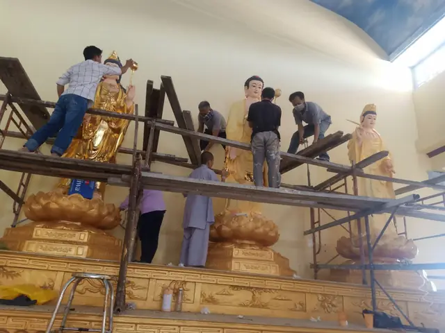 Ưu Điểm Của Việc Đắp Y Tượng Phật Bằng Xi Măng