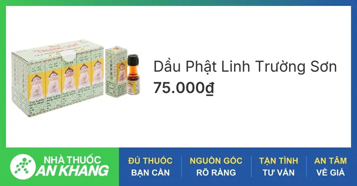 Dầu Phật Linh Trường Sơn (10 Chai X 1.5ml) - 12/2025 ...