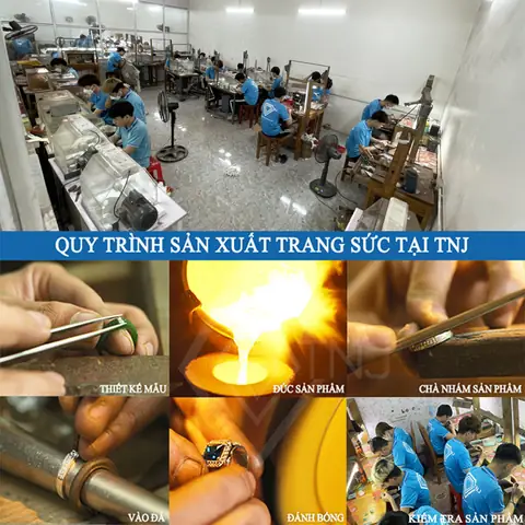 Quy Trình Thiết Kế Và Sản Xuất Dây Chuyền Bạc Nam Tại Trang Sức Tnj