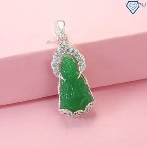 Hình Ảnh Chi Tiếtdây Chuyền Mặt Phật Quan Âm Cho Bé Dct0034