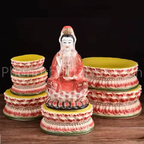 Đế Hoa Sen Sứ Ngồi Tượng Phật,thần..tọa Sen(nhiều Size )cao Từ ...