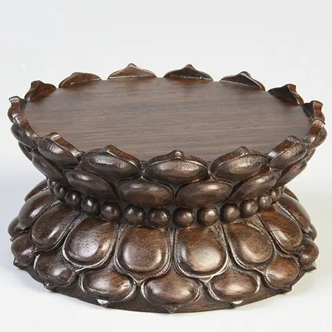 Đế Gỗ Mun Hoa Sen Hình Tròn, Nhiều Kích Cỡ Giá Từ 790,000 ₫ Bán ...