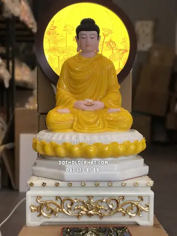 Mẫu Chân Đế Kê Tượng Phật Bằng Gỗ Và Bột Đá Đẹp Nhất