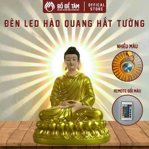 Đèn Led Hào Quang Mini 8cm Trang Trí Bàn Thờ Phật Ánh Sáng ...