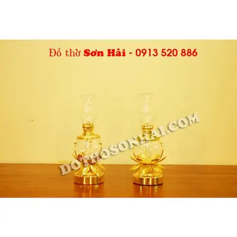 Đèn Thắp Dầu Thơm Cúng Phật Bầu Tròn Nhỡ. Giá 1 Chiếc