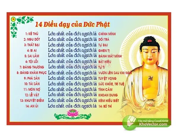 14 Điều Dạy Của Phật Về Cuộc Sống: Bài Học Sống Tâm Lành Và Trí Tuệ