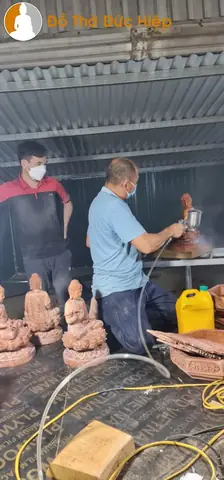 Hoàn Thiện Tượng Phật Bằng Gỗ