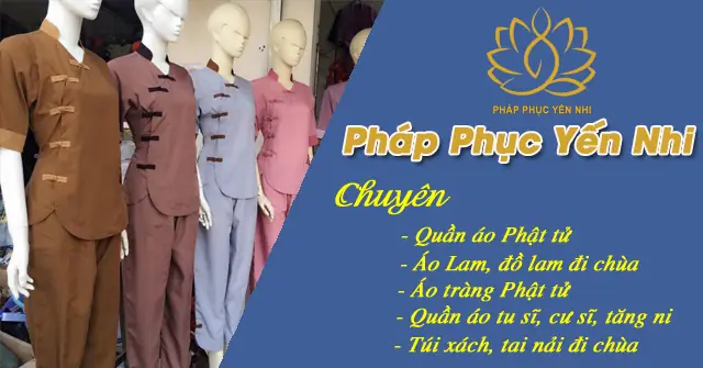 Pháp Phục Yến Nhi - Sỉ & Lẻ Đồ Lam Đi Chùa, Quần Áo Phật Tử ...