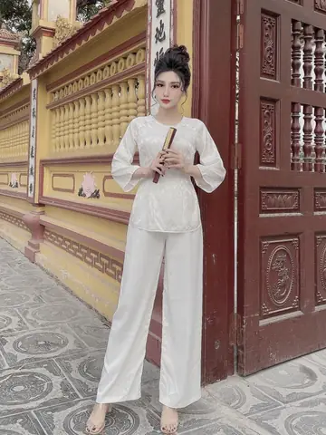 Đồng Phục Gia Đình Phật Tử Màu Trắng