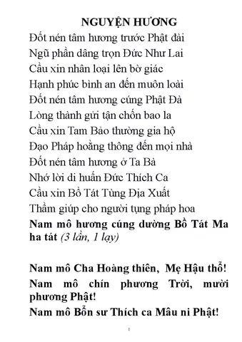 Nguyện Hương Tụng Cầu Pháp - 0990 - Studocu