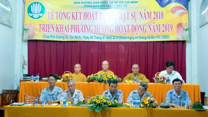 Tphcm: Gia Đình Phật Tử Thành Phố Tổng Kết Công Tác Phật Sự Năm 2018