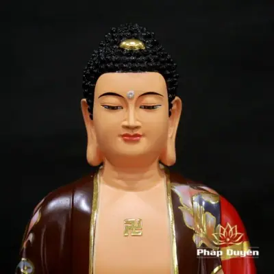 Alternative View Of Tượng Phật A Di Đà Ngồi Bằng Composite Sơn Cao Cấp, Cao 60cm