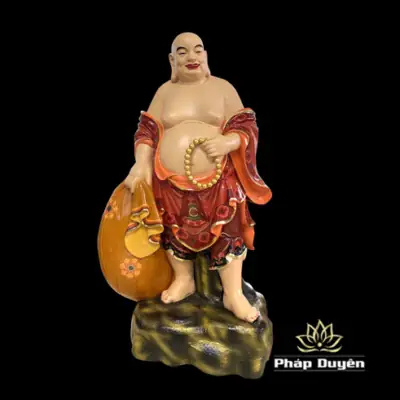 Alternative View Of Bộ Tượng Thập Bát La Hán Sơn Mầu Bằng Composite Cao 1m63 (đế 70cm X 70cm)